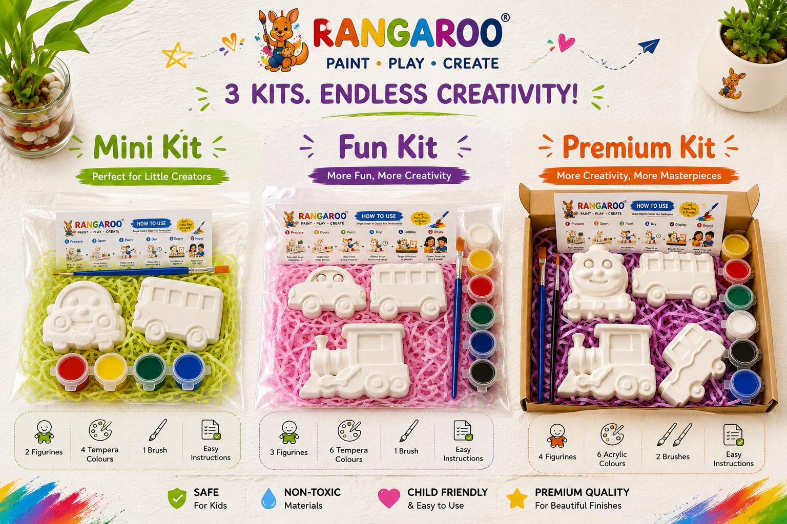 Rangaroo paint kit boxes